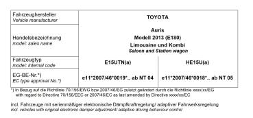 für Toyota Auris E18 MAD Zusatzfedern Verstärkungsfedern Höherlegungsfedern HA HV-360345