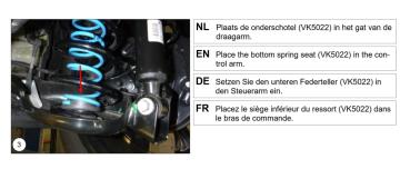 Für Ford Puma J2K MAD Zusatzfedern HA Verstärkung der Serienfeder HV-383515