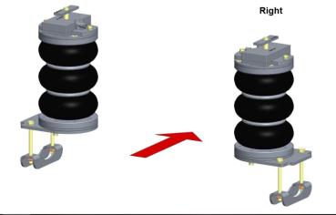 Für Amarok MAD Zusatzluftfeder Luftfeder 6 Zoll + Kompressor Luftfederung HA NR-197194-C