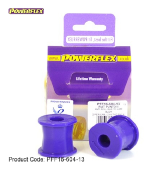 Powerflex PU Buchsen Fiat Punto II Stabilisator Lager 13mm außen VA