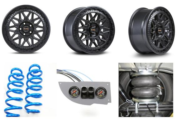 für Ducato 250 Maxi Offroad Set 18 Zoll Bluster Felge MAD Höherlegung Luftfeder Komfort