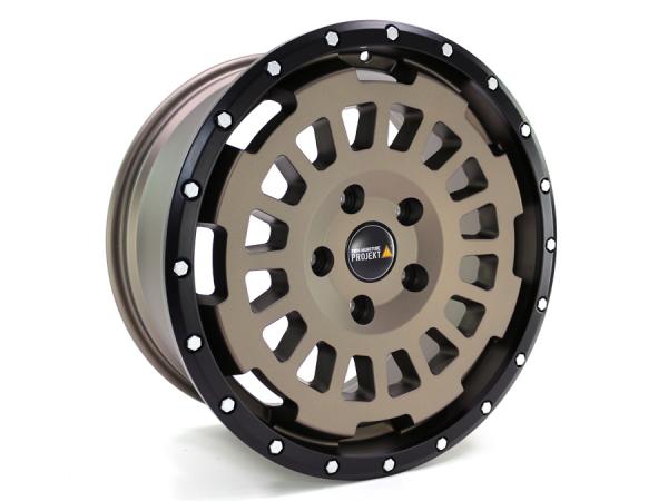 Allterrain Felge 8,5x18 für Citroen Jumper 250 Light terra Twin-Monotube Projekt mit Anfahrschutzring Offroad 18 Zoll AT1 HD