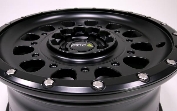Twin Monotube AT3 Felge für Crafter SY 8,5x18 18 Zoll schwarz mit Anfahrschutzring