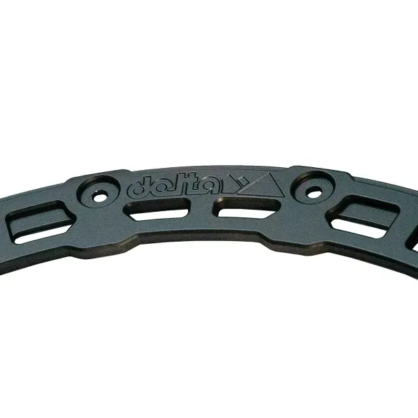 Delta 4x4 Anfahrschutzring RUGGED für Transit Tourneo Custom Klassik B Felge 18 Zoll schwarz Aluring