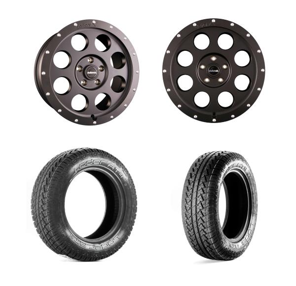 für Master III Radsatz Delta 4x4 Klassik B Felge 8x17 Loder 235/60 Reifen