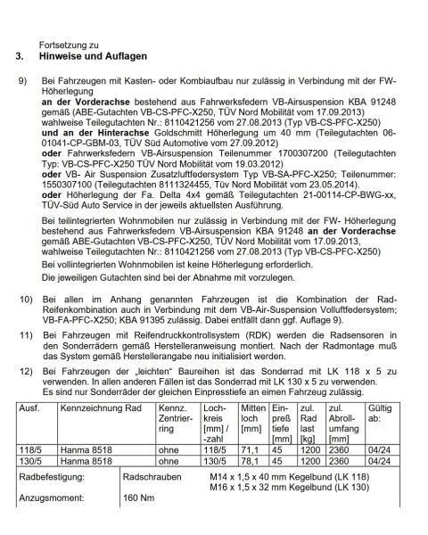 für Movano Delta 4x4 Hamna Rugged Felge 8,5x18 ET45 18 Zoll 5x118 schwarz