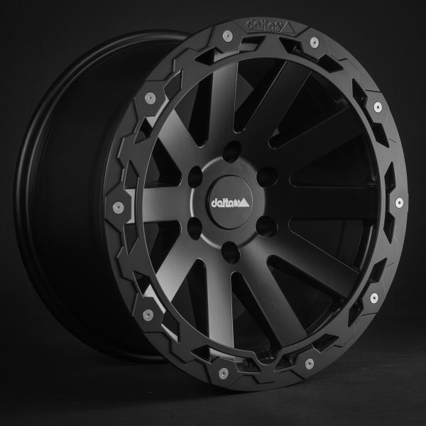 Delta 4x4 Hamna Rugged Felge für T7 Transporter Caravelle 9x18 18 Zoll 6x120 schwarz