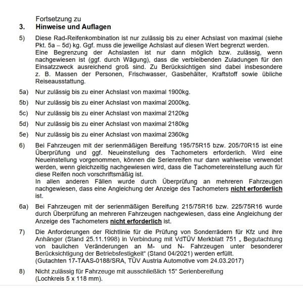 für Ducato Delta 4x4 Klassik B Felge 8x17 ET45 17 Zoll 5x118 schwarz auch Camper Wohnmobil