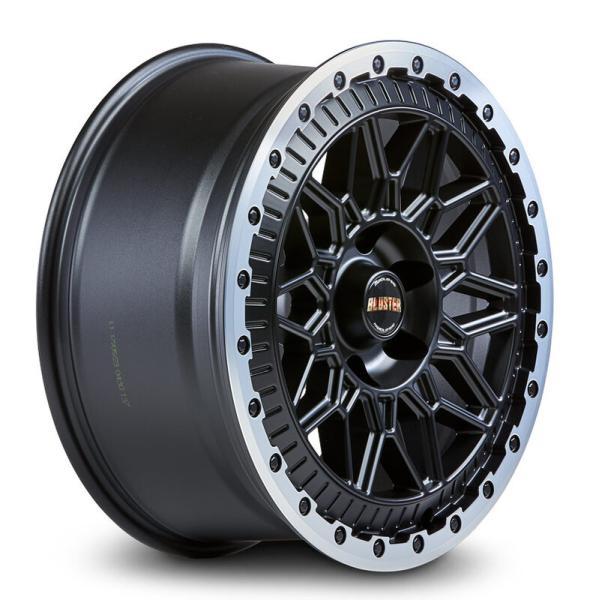 Grabber AT3 Komplettrad für Jumper Maxi 255/55 18 Zoll Fondmetal Bluster Felge poliert
