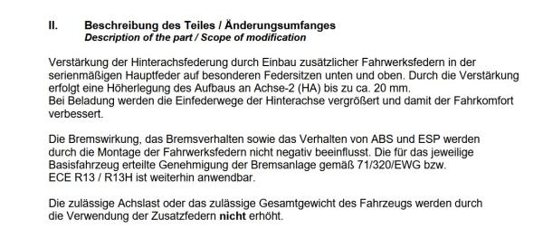 für MG Marvel R EV MAD Zusatzfedern Höherlegungsfedern 20mm Verstärkung HA HV-010015