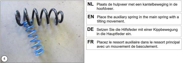 für Audi A6 4G C7 MAD Zusatzfedern Verstärkungsfedern Höherlegung Hinterachse HV-042085