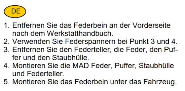 für Fiat Panda 4x4 312 MAD Höherlegungsfedern verstärkte Federn 30/10mm VA HA Set