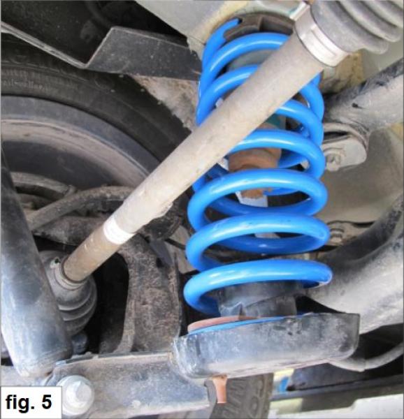 für Fiat Panda 4x4 312 MAD Höherlegungsfedern verstärkte Federn 30/10mm VA HA Set