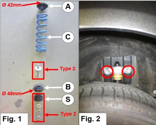 für Ford Mondeo V BA7 MAD Zusatzfedern Höherlegungsfedern Verstärkungsfedern HA HV-063885