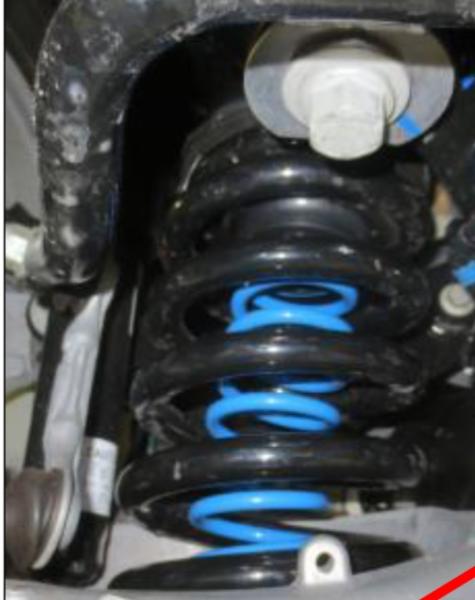 Für Ford Edge SBF MAD Zusatzfedern HA Verstärkung der Serienfeder HV-063905