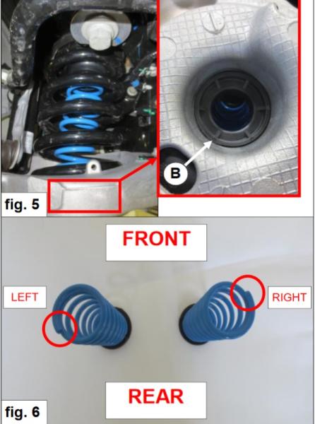 Für Ford Edge SBF MAD Zusatzfedern HA Verstärkung der Serienfeder HV-063905