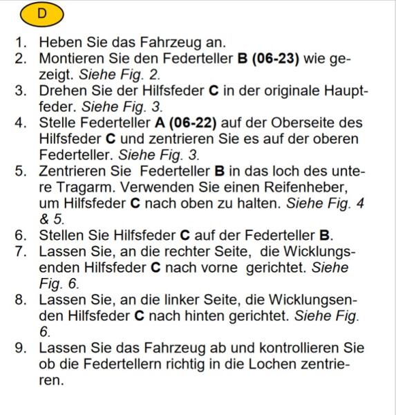 Für Ford S-Max II WA6 MAD Zusatzfedern HA Verstärkung der Serienfeder HV-063905