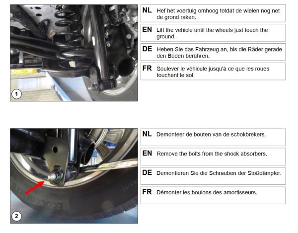 für Kuga III DFK Starrachse MAD Zusatzfedern Höherlegung HA Verstärkung der Serienfeder HV-063955