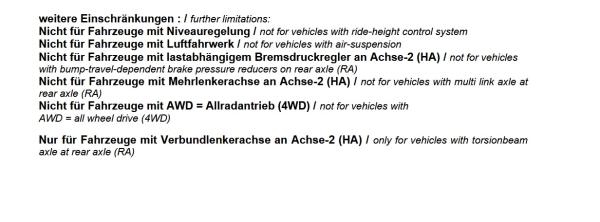 für Kuga III DFK Starrachse MAD Zusatzfedern Höherlegung HA Verstärkung der Serienfeder HV-063955
