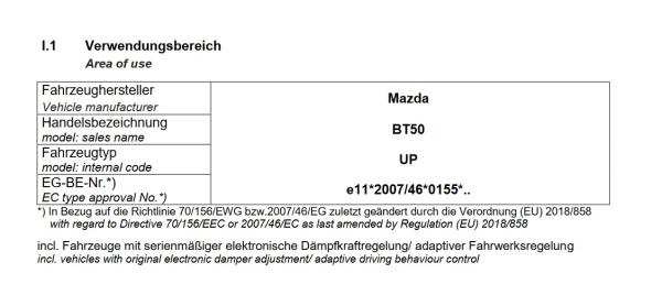 für Ford Ranger 2AB TKE MAD Zusatzfedern Höherlegungsfedern Verstärkungsfedern HA