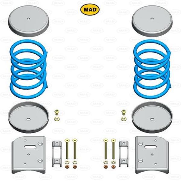 MAD verstärkte Höherlegungsfedern Heavy Duty für Transit VII V363 310 330 350 RWD 4WD 4x4 VA HA