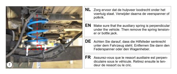 für Sprinter 910 W910 MAD Zusatzfedern Höherlegung 20-25mm Verstärkung HA HV-098