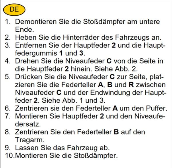 für Opel Zafira B A-H MAD Zusatzfedern Verstärkungsfedern HA HV-124125