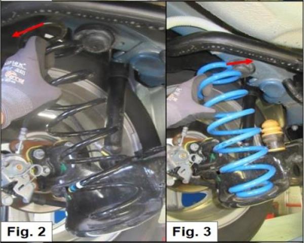 für Opel Crossland X P7 MAD verstärkte Höherlegungsfedern 20mm HA HV-133308