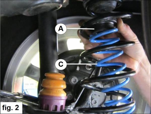für Peugeot 2008 I C MAD Zusatzfedern Höherlegungsfedern Verstärkung HA HV-133385