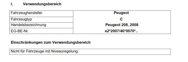für Peugeot 2008 I C MAD Zusatzfedern Höherlegungsfedern Verstärkung HA HV-133385