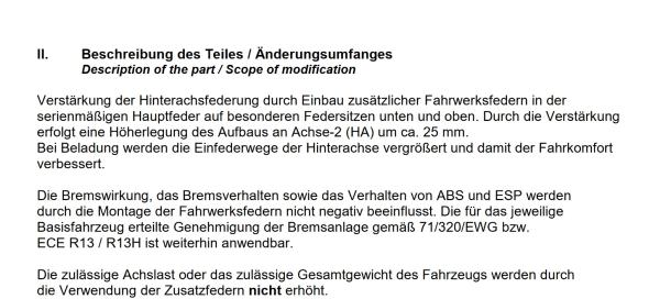 für Citroen C5 Aircross MAD Zusatzfedern Höherlegungsfedern 20mm Verstärkung HA