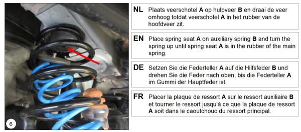 für Citroen C3 Aircross MAD Zusatzfeder Höherlegungsfedern 15mm Verstärkung HA HV-133445