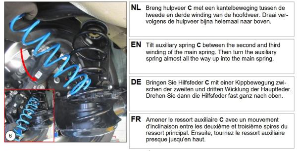 für Opel Corsa F MAD Zusatzfedern Höherlegungsfedern 15mm Verstärkung HA HV-133465