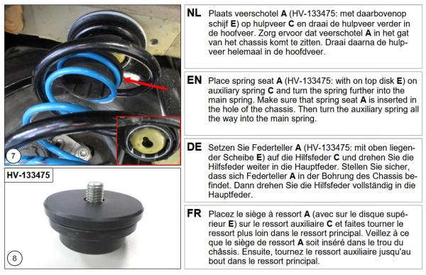 für Opel Corsa F MAD Zusatzfedern Höherlegungsfedern 15mm Verstärkung HA HV-133465