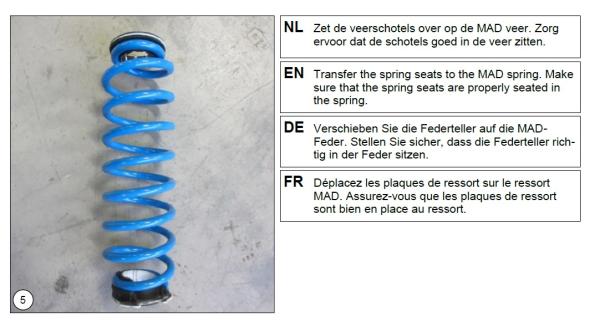 für Opel Mokka B verstärkte Höherlegungsfedern Verstärkungsfedern 20mm HA HV-133488