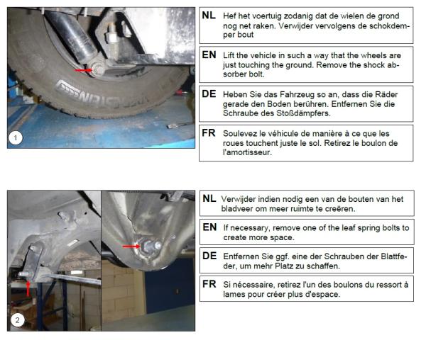 für Ducato 250 290 MAD Medium Duty Höherlegungsfedern Zusatzfedern Höherlegung ca. 35/30mm VA HA