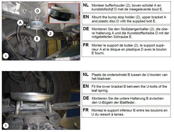 für Ducato 250 290 MAD Medium Duty Höherlegungsfedern Zusatzfedern Höherlegung ca. 35/30mm VA HA