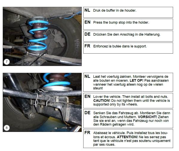 für Ducato 250 290 MAD Medium Duty Höherlegungsfedern Zusatzfedern Höherlegung ca. 35/30mm VA HA