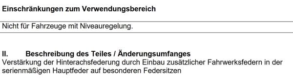 für Citroen Jumpy II X G9 MAD Zusatzfedern Verstärkungsfedern HA HV-138525 S