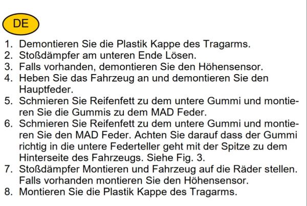 Für Renault Scenic IV RFA MAD ca. 15 mm Höherlegungsfedern HA HV-140638