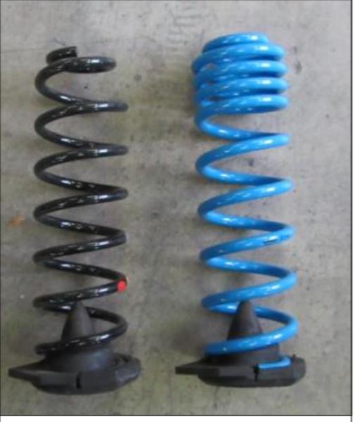 Für Renault Scenic IV RFA MAD ca. 15 mm Höherlegungsfedern HA HV-140638