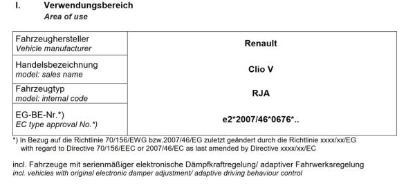 für Clio V MAD Zusatzfedern Verstärkung der Serienfeder Höherlegungsfedern HA