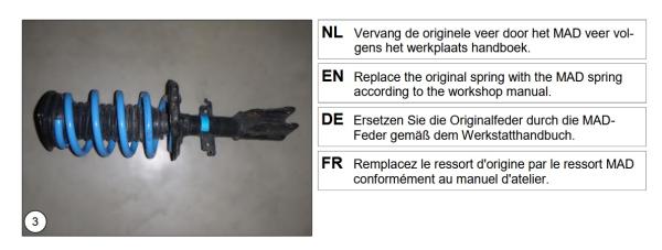 MAD Höherlegungsfedern für Nissan Townstar Elektro VA HA Set HV-146231