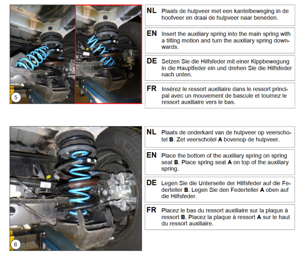 MAD Höherlegungsfedern für Mercedes Citan EQT Elektro VA HA Set HV-146231