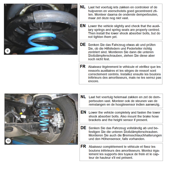 MAD Höherlegungsfedern für Renault Kangoo E-Tech Elektro VA HA Set HV-146231