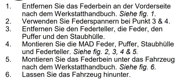 MAD Verstärkungsfedern für Nissan Interstar X62 X62B ca. 20mm höher Vorderachse