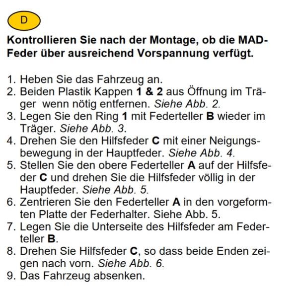 für Karoq NU Frontantrieb MAD Zusatzfedern Verstärkung Serienfedern HV-193345