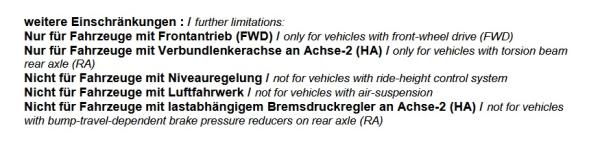 für VW Taigo MAD Zusatzfedern Höherlegungsfedern 20mm HV-193355