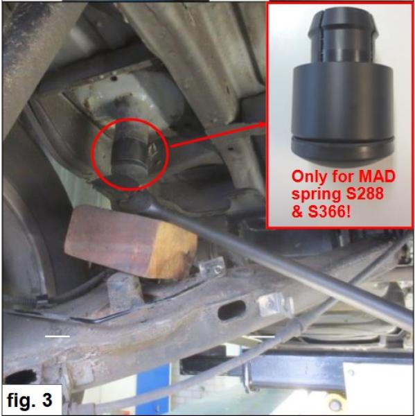 für VW T6 T6.1 MAD verstärkte Höherlegungsfedern 25-30mm HA Heavy Duty 600 kg HV-198158P