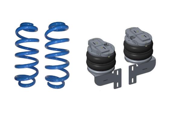 Offroad Set Basis für MAN TGE MAD Höherlegungsfedern Zusatzluftfedern + Monobloc Felgen 8.5x18